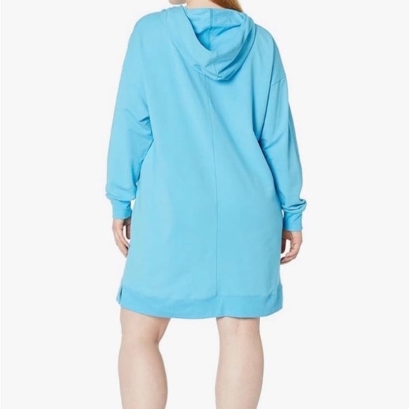 The Drop Women's Iona Long-Sleeve Hooded Mini Sweatshirt Dress NWT Size XS - Picture 6 of 11